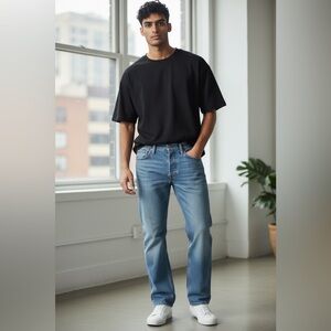 LEVI’S Classic 501 button front Jeans, 34/32